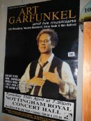 An Art Garfunkle concert poster.