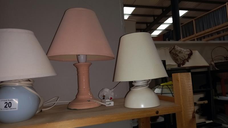 A Selection of Pottery Table Lamps - Image 3 of 3