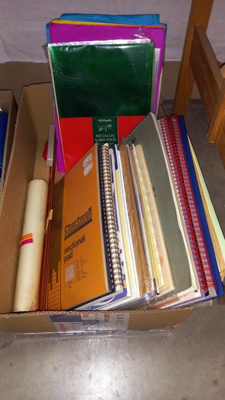 2 boxes of artist pads, Calligraphically sets etc - Image 2 of 3