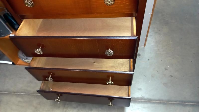 A 1950s oak chest of drawers - Collection only - Image 2 of 3