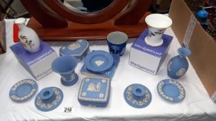 A quantity of Wedgwood Jasperware & Wedgwood items