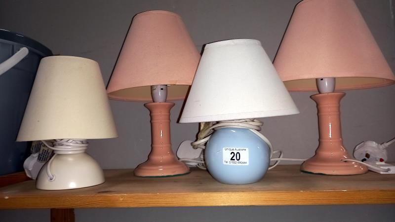 A Selection of Pottery Table Lamps - Image 2 of 3