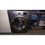 A Samsung WD906U45AGD eco bubble 9/6kg Sliver washing machine - Collection Only