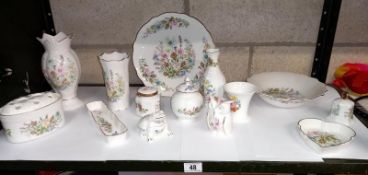 A Good Selection of Aynsley and Wedgwood Fine Bone China