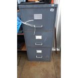 A metal office filing cabinet COLLECT ONLY
