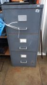 A metal office filing cabinet COLLECT ONLY