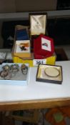 A mixed lot of costume jewellery etc