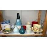A selection of Pottery Planters, Bee-Hive & Split Vase etc.