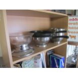 A Salter scales and other kitchen items