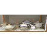 A quantity of Royal Doulton tumbling leaves tureens and others