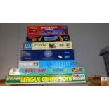 A Selection of Vintage games Including Operation & Striker League Champions