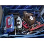 A box of vice's, clamps etc - Collection Only