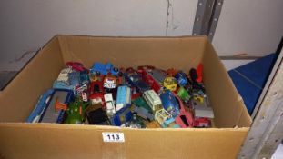 A good box of play worn Dinky, Corgi & Matchbox