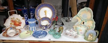 A Selection of Pottery and Porcelain Including Carlton Ware, Wedgwood etc