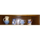 A early 20th Century Princess Royal Prince of Prussia jug and Adams Blue & White Jug, Imari