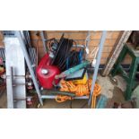 2 extension reels & petrol can etc. COLLECT ONLY