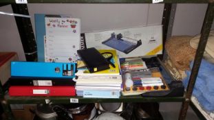 A Shelf of Office Supplies