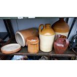 A quantity of stoneware jugs & pots etc. COLLECT ONLY