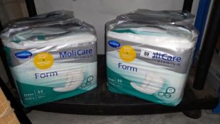 4 New Packets of Molicare Premium Incontinence Pads (Extra)