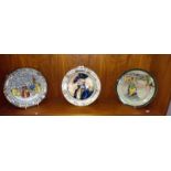 3 Royal Doulton series ware plates