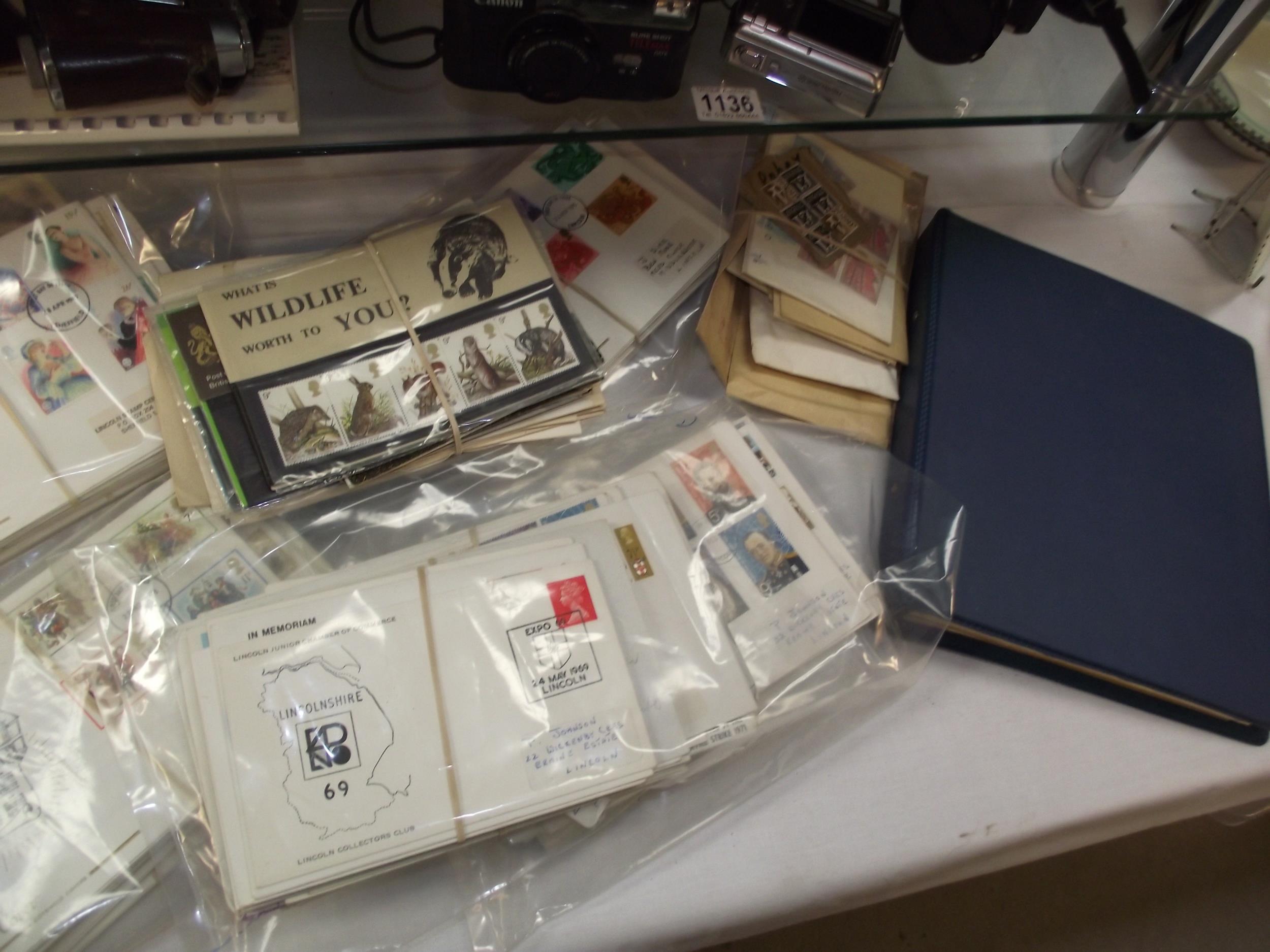 A quantity of stamps including albums, UK and USA, presentation packs and first day covers - Image 2 of 4