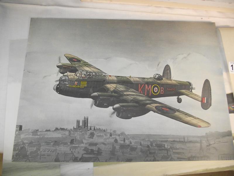 4 fabulous aircraft prints by John Larder - Image 2 of 4