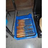 A good lot of Marples, Addis, Prize 10 Chisels.