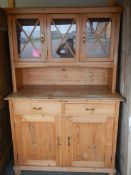 A glazed top pine dresser, COLLECT ONLY.