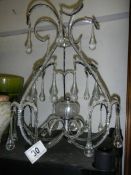 An old hall chandelier, COLLECT ONLY.