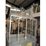 A vintage style metal terrarium 58cm x 41cm x height 140cm COLLECT ONLY