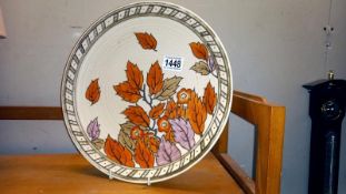 A Charlotte Rhead Crown Ducal charger signed C. Rhead