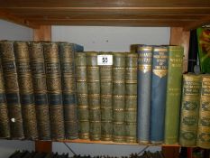 A quantity of old books including Cassell's History of England.