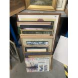 A large quantity of prints etc including Van Gogh and Banksy