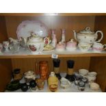 Two shelves of assorted ceramics, COLLECT ONLY.