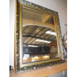 A gilt framed mirror 51cm x 61cm