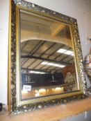 A gilt framed mirror 51cm x 61cm