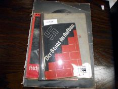 A collection of mainly 1930/1940's Hitler and Nazi related books