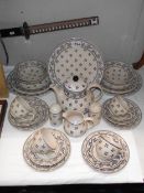 A Laura Ashley petite fleur Johnson bros ironstone dinner service