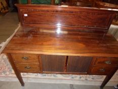 A mahogany inlaid sideboard, COLLECT ONLY.