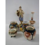 Five items of Hadley Worcester Porcelain (all pieces slightly a/f).