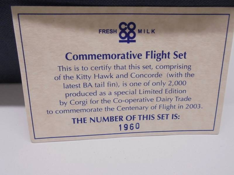 A boxed Co-operative Dairy Trade 100 years of Flight commemorative set. - Image 2 of 4