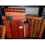 A quantity of books including History of England.