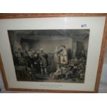 An early engraving entitled "The Examination of a Village School" by Sir George Harvey 1862, COLLECT