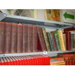 A quantity of books including Harmsworth Encyclopaedia.