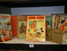 A quantity of Children's annuals.