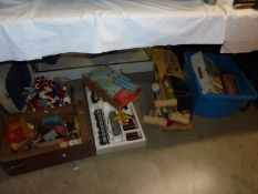 A large lot of assorted toys including Lego, Croquet set, train set etc., COLLECT ONLY.