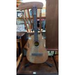 A vintage Italian made acoustic guitar, COLLECT ONLY