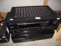 A Denon radio stereo receiver and 1 other COLLECT ONLY