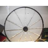 A large iron cast wheel diameter 76cm COLLECT ONLY