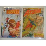 Two DC comics - The Atom No.1 (VF) and Harbinger No. 2.